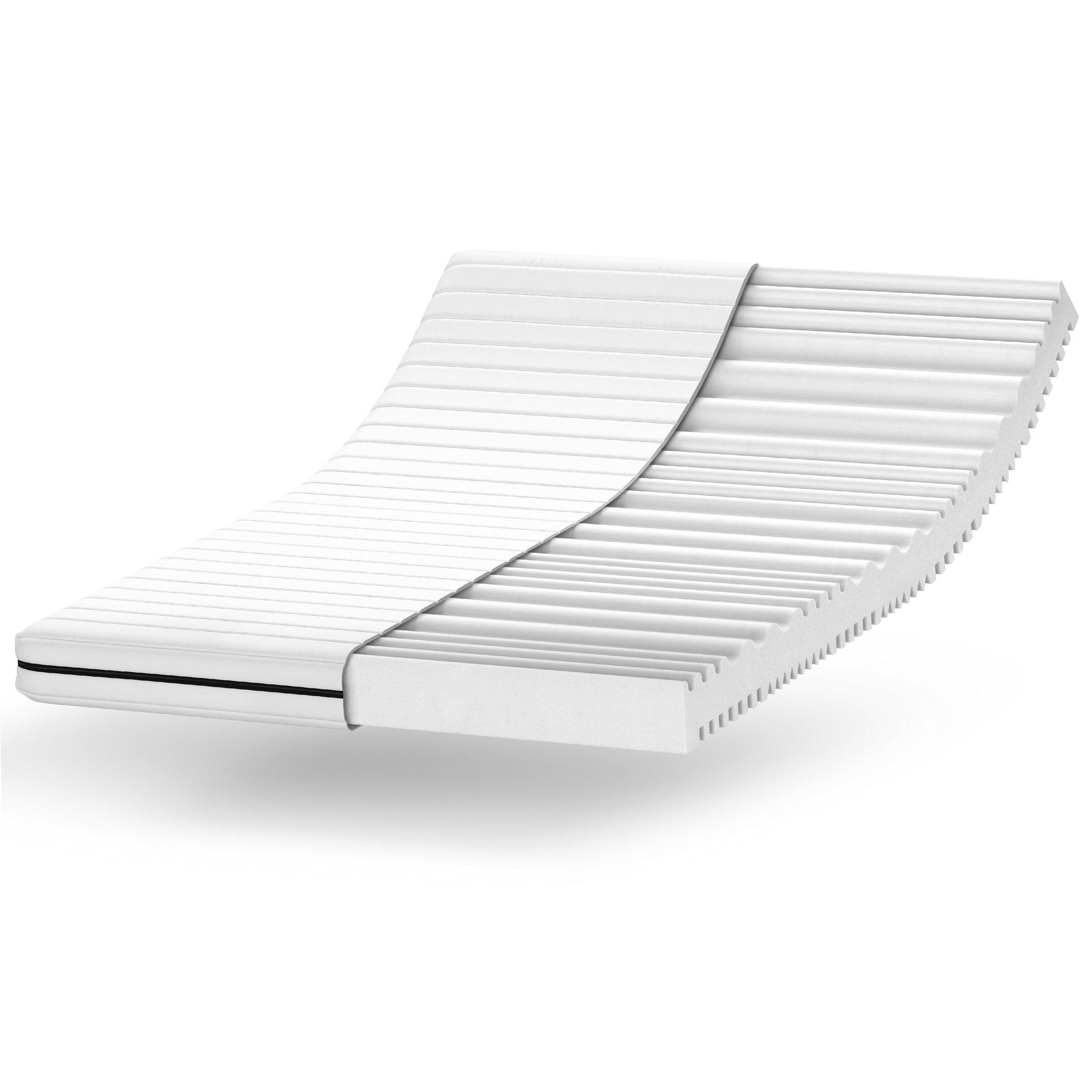 Matelas mousse froide 7 zones 15cm - 2 degrés de fermeté H2/H3