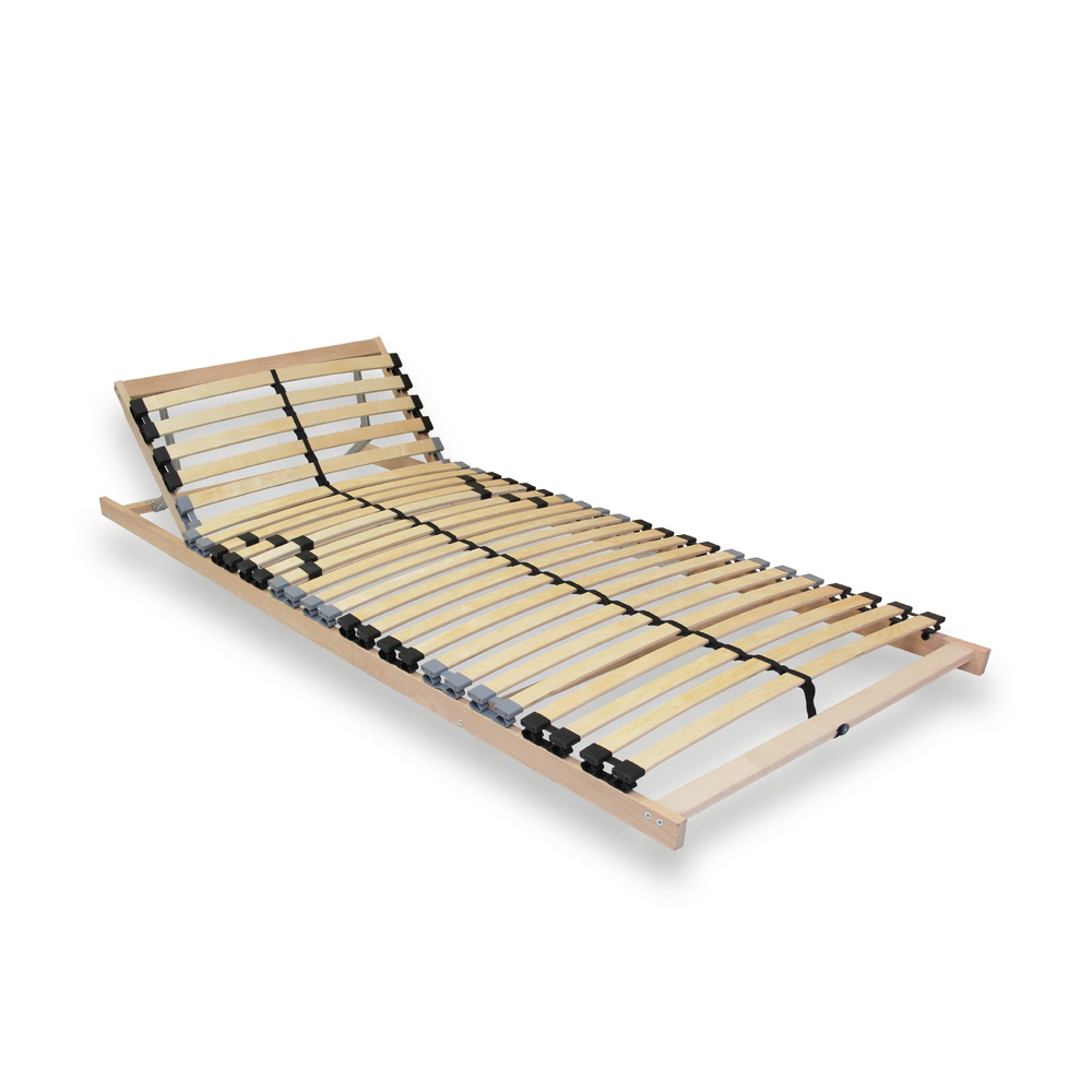 Sommier à lattes ErgoFlex avec tête de lit réglable et dureté flexible