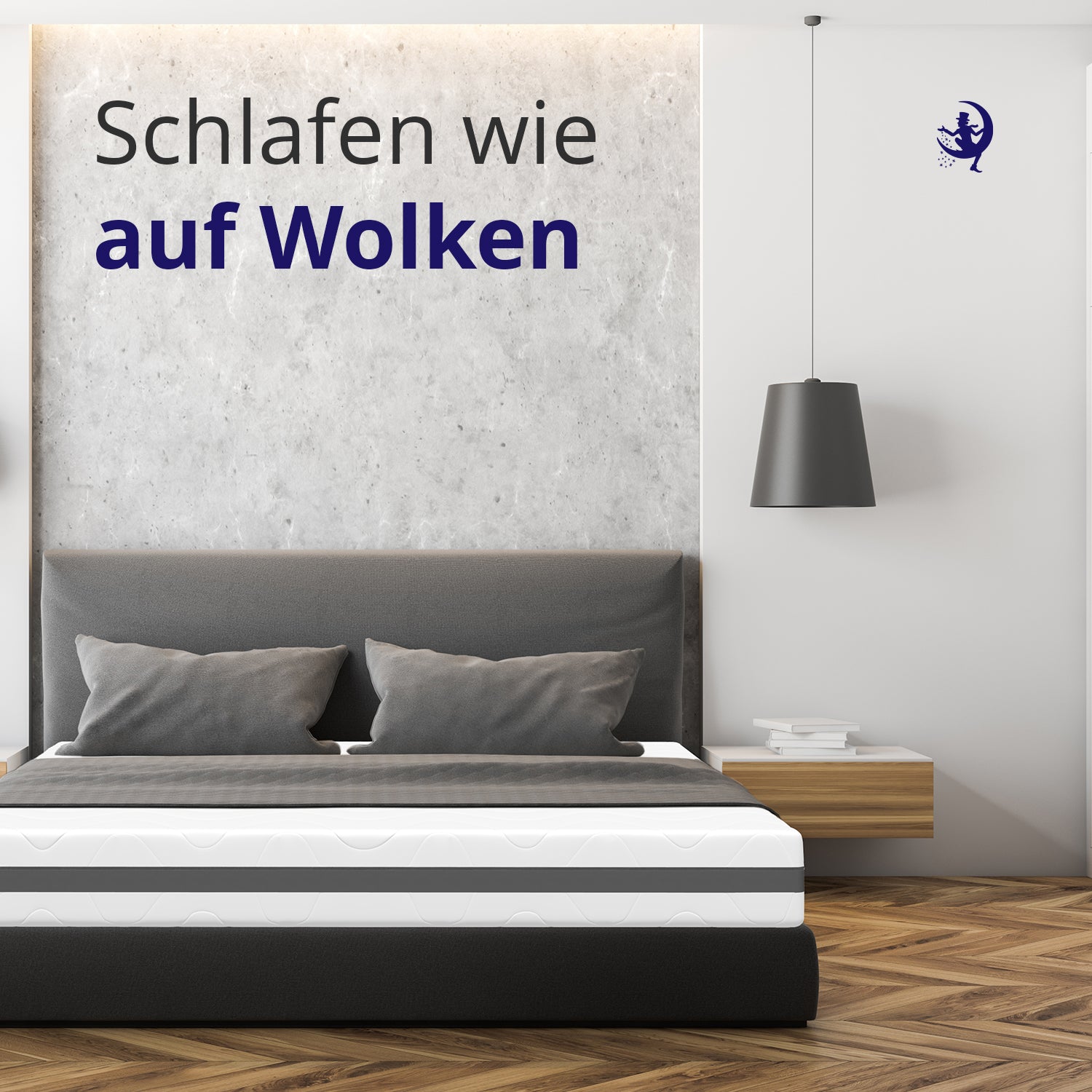 Matelas à ressorts ensachés - 2 degrés de fermeté H3/H4 