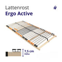 Sommier à lattes ErgoActive 7 zones avec fermeté réglable au niveau des lombaires