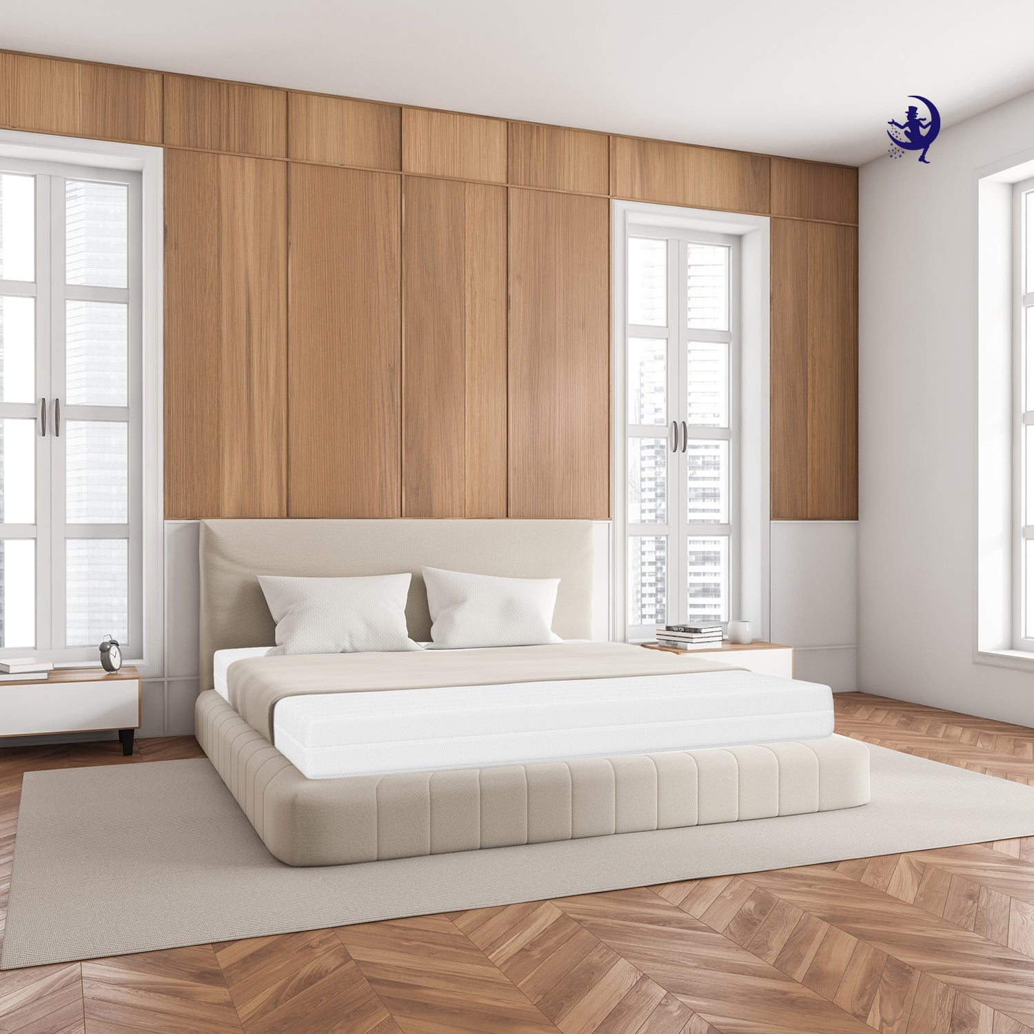 Matelas en mousse gel - Housse microfibre